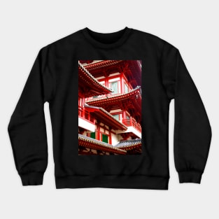 Chinese Architecture Crewneck Sweatshirt